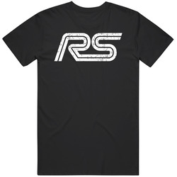 Ford Focus Rs Automobile Car Truck Motorcycle Auto Parts Cool Distressed Style Brand Logo Emblem White Font Cotton Classic T Shirt