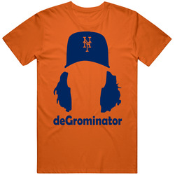 Jacob Degrom Mlb Pitcher New York Mets Baseball Degrominator Cotton Classic T Shirt
