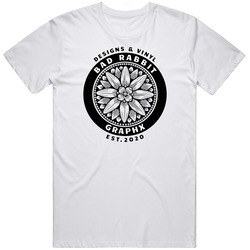 Flower Circle Cotton Classic T Shirt