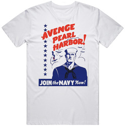 Avenge Pearl Harbor Retro Cotton Classic T Shirt