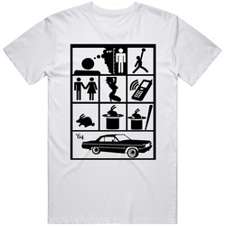 I Wish I Was A Little Bit Taller White Cotton Classic T Shirt