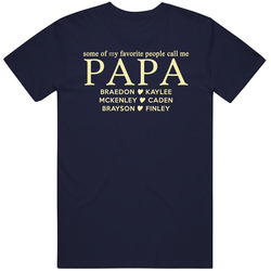 Papa For Lyndi Cotton Classic T Shirt