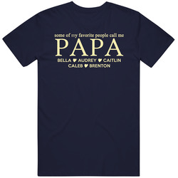 Papa For Dyanna Cotton Classic T Shirt