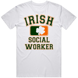 Irish Social Worker Saint Patrick's Day Cotton Classic T Shirt