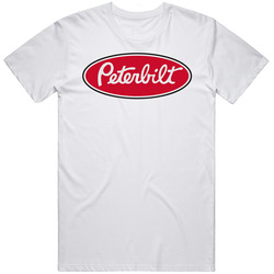 New Peterbilt Motor Standard Adult White T- S To 5xl Cotton Classic T Shirt
