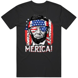 Merica American Flag Gifts Cotton Classic T Shirt