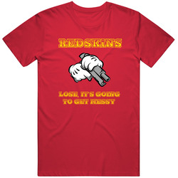 Redskins Lose Football Sports Cotton Classic T Shirt