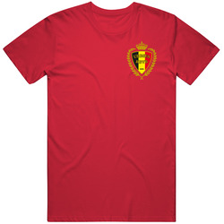 Belgium Soccer Football Team Euro Cup Jersey Crest Logo Supporter Fan Cotton Classic T Shirt