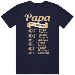 Papa For Alli Cotton Classic T Shirt