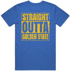 Straight Outta Golden State Basketball Team Colors Popular Fan Parody Cotton Classic T Shirt Straight Outta Golden State Basketball Team Colors Popular Fan Parody Cotton Classic T Shirt