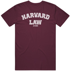 Hardvard Law Just Kidding Funny College School University Cotton Classic T Shirt