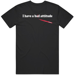 I Have A Bald Attitude Tee Tshirt T-shirt Hair Loss Alopecia Balding Chemo Cancer Baldness Head Cotton Classic T Shirt