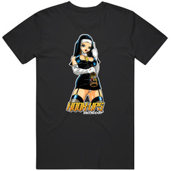 Hook-ups Sexy Girls Anime Black Cotton Classic T Shirt