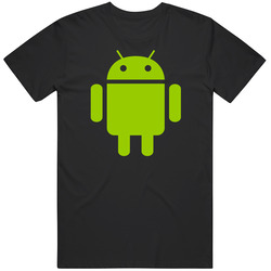 Green Google Android Cotton Classic T Shirt