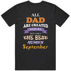 Born In September Cotton Classic T Shirt