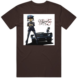 Gorillaz Noddle With Stylo Style Car Hot Design Cotton Classic T Shirt