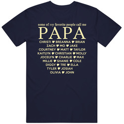 Papa For Breana Cotton Classic T Shirt