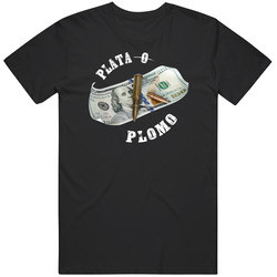 Plata Plomo Narcos Pablo Escobar Money Bullet T Shirt Playera Camiseta Cotton Classic T Shirt