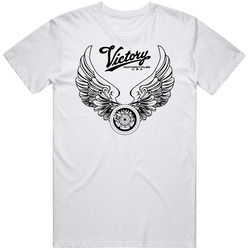New T-shirt Victory Motorcycle Usa Motor Muscle Mens White Tees Sz S To 6xl Cotton Classic T Shirt