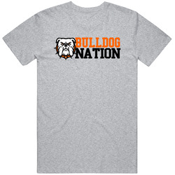 Bulldog Nation White 1 Cotton Classic T Shirt