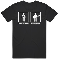 Your Husband Vs My Husband - Guitarist Cotton Classic T Shirt