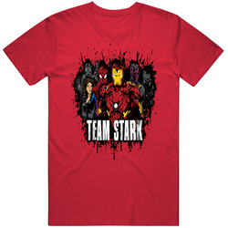 Iron Man Captain America Civil War Team Stark Cotton Classic T Shirt