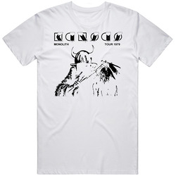 New T-Shirt Kansas Monolith Tour 1979 American Progressive Rock Band Mens White Tee S-6XL Cotton Classic T Shirt