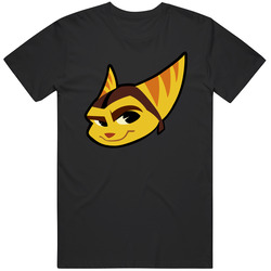 RATCHET & CLANK T Shirt RATCHET N CLANK Tee Unisex RATCHET Head Top Cotton Classic T Shirt