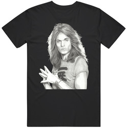 Tr David Lee Roth Drawing Cotton Classic T Shirt