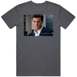 Christian Grey Fifty Shades Of Grey Movie Character Worn Look Cotton Classic T Shirt
