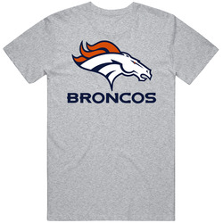 Denver Broncos Nfl Football Team Sports Fan Gifts Sport Grey Cotton Classic T Shirt