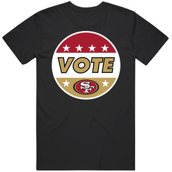 San Francisco 49ers Fan Niner Gang Faithful Vote Nfl California Presidential Election Political Campaign 2020 Cotton Classic T Shirt