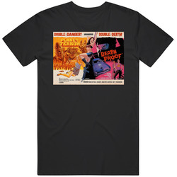 Grindhouse Double Feature Horror Movie Brand New Classic Black Cotton Classic T Shirt