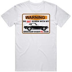 1969 Datsun 240 Z Coupe Screw With My Car Injury Will Occur Car Lovers Cotton Classic T Shirt