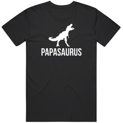 Gifts For Father Papasaurus Father's Day Parenthood Cotton Classic T Shirt