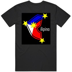 Filipino Black Tee Cotton Classic T Shirt