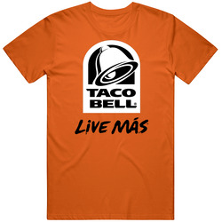 IRW taco bell live mas T Shirt Men (orange) Cotton Classic T Shirt