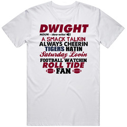 Dwight Smack Talkin Roll Tide Cotton Classic T Shirt