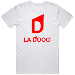 Red Logo - White Cotton Classic T Shirt