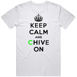 T-Shirt The Chive Keep Calm and Chive On KCCO Bill Murray Vintage Tee Cotton Classic T Shirt