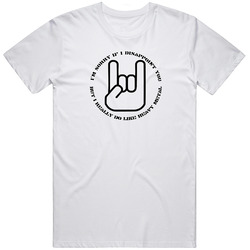 I'm Sorry If I Disappoiny You But I Really Do Like Heavy Metal Music Mens Vintage T Shirt
