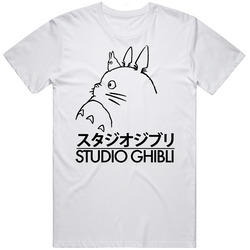 Tee Studio Ghibli Neighbor My Totoro Doll Cat Anime Film T-Shirt Size S - 6XL Mens Vintage T Shirt