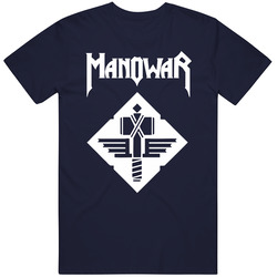 Manow Navy Mens Vintage T Shirt