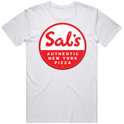 Sal's Authentic New York Pizza Restaurant Foodie Tour Brand Logo Fan Mens Vintage T Shirt
