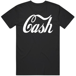 Cash Coca Cola Coke Logo Parody Mens Vintage T Shirt