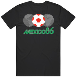 Mexico 86 World Cup 2 Mens Vintage T Shirt