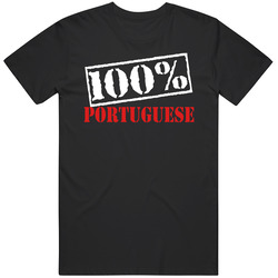 100 100% Portuguese Funny Portugal Mens Vintage T Shirt
