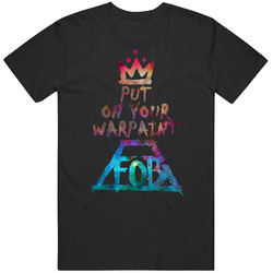 IRW Fall Out Boy FOB Quotes T Shirt Men (black) Mens Vintage T Shirt