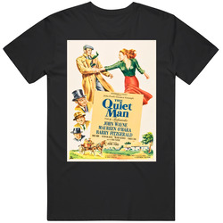 The Quiet Man Movie Classic Film Vintage Retro Gift Mens Vintage T Shirt