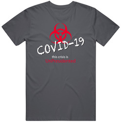 Covid-19: Classic Charcoal Grey Mens Vintage T Shirt